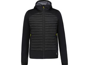 6438549877519 - ICEPEAK Hybridjacke Stehkragen Kapuze für Herren schwarz 54