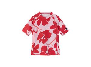 6438557061665 - - Badeshirt JOONIA BLUMEN kurz in misty red Gr104