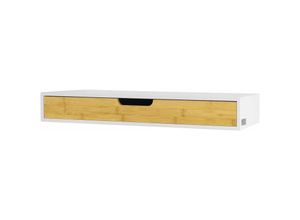 6900021361262 - FRG93-WN Schweberegal Wandschrank Hängeschrank Wandschublade Hängeregal b 60cm - Sobuy