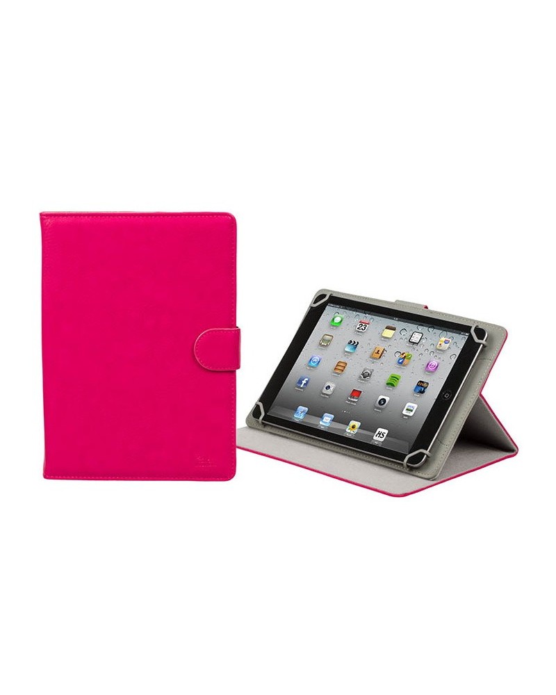 6907211030175 - Riva Case Orly 3017 - Flip-Hülle für Tablet - Polyurethan-Kunstleder - pink - 101