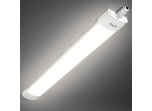 6919683266808 - 1 Stück Buling led Feuchtraumleuchte 150CM Led Röhre mit Reihenschaltung IP66 Wasserfest 4000K NeutralWeiß Werkstattlampe 42W 4200LM Deckenleuchte