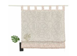 6920192993581 - Raffrollo MY HOME Tanaro Gr 1 beige (sand) B45cm H140cm Voile Obermaterial 100% Polyester Raffrollos Halbtransparent Voile Polyester