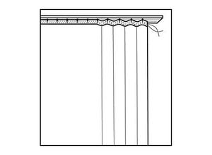 6920192999149 - Gardine MY HOME Missy Gardinen Gr 175 cm Kräuselband 450 cm weiß Fertiggardine Fertigstore Gardine Gardinenstore Langstore Kräuselband Vorhang Fertiggardine Store transparent