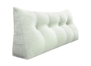 6920529083824 - Vercart - Großes Bettruhe Keilkissen Lang Lesekissen Dekoratives Kopfteilkissen Dreieckiges Rückenkissen Loungekissen für Tagesbett oder Couch 6920529083824 - Vercart - Großes Bettruhe Keilkissen Lang Lesekissen Dekoratives Kopfteilkissen Dreieckiges Rückenkissen Loungekissen für Tagesbett oder Couch