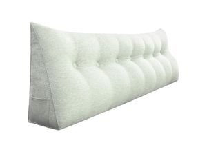 6920529083879 - Vercart - Großes Bettruhe Keilkissen Lang Lesekissen Dekoratives Kopfteilkissen Dreieckiges Rückenkissen Loungekissen für Tagesbett oder Couch 6920529083879 - Vercart - Großes Bettruhe Keilkissen Lang Lesekissen Dekoratives Kopfteilkissen Dreieckiges Rückenkissen Loungekissen für Tagesbett oder Couch