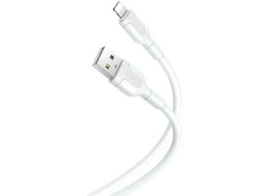 6920680827848 - Kabel NB212 usb - iPhone-Anschluss 10 m 21A weiß - XO