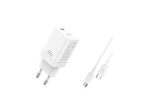 6920680839438 - XO Wandladegerät Handyladegerät 65W GaN Quick Charger Schnellladegerät