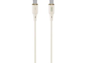 6920680853816 - XO Ladekabel   Datenkabel NB-Q261 PD USB-C - USB-C 1m beige 60W