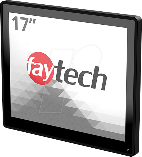 6920734002368 - Faytech FT17TMCAPOB Touchscreen-Monitor EEK F (A - G) 432 cm (17 Zoll) 1920 x 1080 Pixel 54 38 ms HDMI® DisplayPort VGA USB-B Audio-Line-in IPS LCD