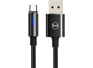 6921002661614 - Mcdodo King Kabel Micro-USB 15m mit automatischer Abschaltung Ladekabel QC30 Schnell Ladegerät in schwarz