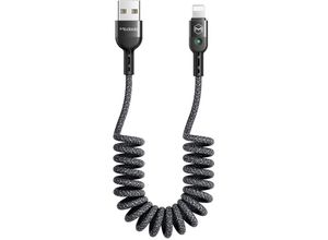 6921002664110 - Mcdodo Spiral-USB-Kabel einziehbares Kabel Datensynchronisation Ladekabel Spiralkabel Kfz-Ladekabel für Smartphone 11 Pro Max  XS X XR 8