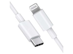 6921042111889 - Kaku PD 18W 1m Fast Charge Kabel Schnell Datenkabel USB-C auf Lightning Weiß