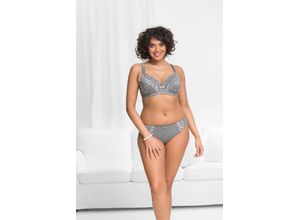 6921983639077 - Große Größen Bügel-BH mit Schleife dunkelgrau Gr85D