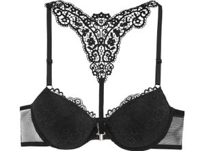 6921983644903 - LASCANA Melissa Push-Up-BH A-Cup Spitze für Damen schwarz 75 A