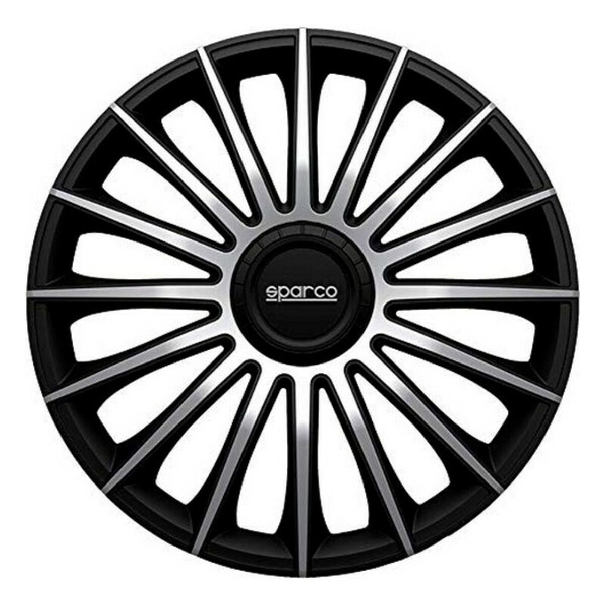 6922516318704 - Radkappe Torino CS5 Schwarz Silberfarben 15 (4 uds) 6922516318704 - Radkappe Torino CS5 Schwarz Silberfarben 15 (4 uds)