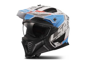 6923221129081 - Modularhelm OF606 DRIFTER DEVOR Mattweiß-Blau 6923221129081 - Modularhelm OF606 DRIFTER DEVOR Mattweiß-Blau