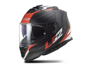 6923221131626 - Integralhelm FF800 Storm II Nerve Mattschwarz-Rot