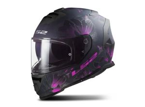 6923221132463 - Integralhelm FF800 Storm II Burst Mattschwarz-Rosa