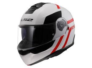 6923221186633 - Helm FF908 Strobe II Autox Weiß-Rot