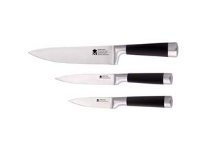6924392074910 - ‎ Masterpro - 3er-Set Messer aus Edelstahl Foodies 6924392074910 - ‎ Masterpro - 3er-Set Messer aus Edelstahl Foodies