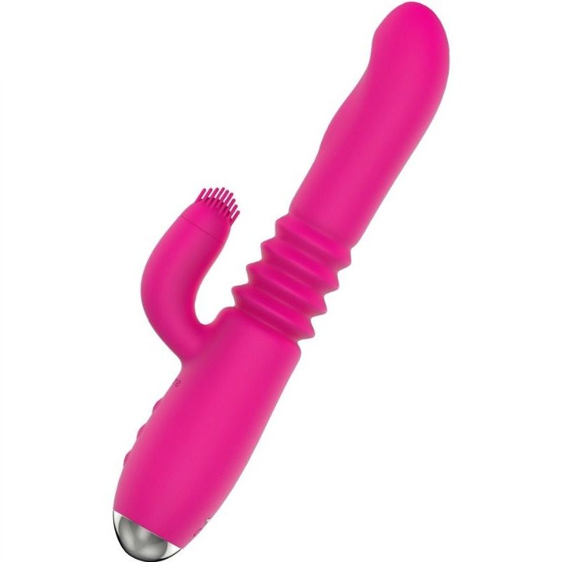 6926511639895 - - UP&DOWN- UND RABBIT-VIBRATOR MIT ROTATION