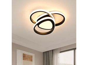 6926826306451 - Goeco - LED-Deckenleuchte 49W 5062lm Deckenleuchte 40cm Durchmesser warmweißes Licht 3000K