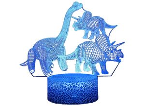 6927193452994 - Amirror Smart Ug - Buntes 3D-Nachtlicht der Dinosaurier-Serie kreative Geschenklampe Tischlampe LC-1782