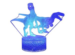 6927193453045 - Amirror Smart Ug - Buntes 3D-Nachtlicht der Dinosaurier-Serie kreative Geschenklampe Tischlampe LC-52