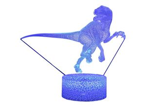 6927193453052 - Buntes 3D-Nachtlicht der Dinosaurier-Serie kreative Geschenklampe Tischlampe LC-748