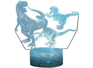 6927193453083 - Amirror Smart Ug - Buntes 3D-Nachtlicht der Dinosaurier-Serie kreative Geschenklampe Tischlampe LC-1781