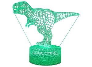 6927193453120 - Amirror Smart Ug - Buntes 3D-Nachtlicht der Dinosaurier-Serie kreative Geschenklampe Tischlampe LC-46