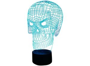 6927193453885 - Amirror Smart Ug - Halloween Schädel 3D Nachtlicht bunte Energiesparlampen 317