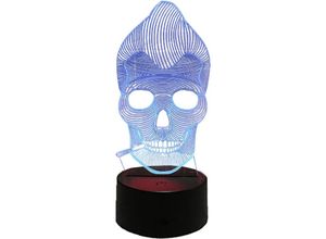 6927193453939 - Amirror Smart Ug - Halloween Schädel 3D Nachtlicht bunte Energiesparlampen 1522