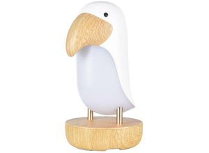 6927193453960 - Amirror Smart Ug - Kreative Cartoon-Tischlampe Nachttischlampe aus Holz Vogel weiß