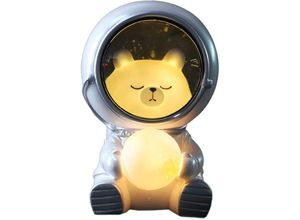 6927193454622 - Amirror Smart Ug - Spaceman LED-Nachtlicht Astronauten-Nachtlicht Harz-Ornament Bär