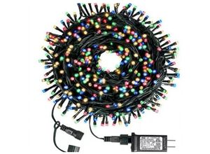 6927193457371 - Amirror Smart Ug - 108ft Weihnachten Lichterkette 300 led Lichterkette 8 Modi Plug-in Party Hof Garten Multicolor