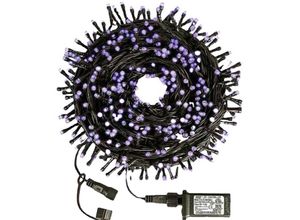 6927193458859 - Amirror Smart Ug - LED-Lichterkette 72 Fuß 200 LED-Lichterketten 8 Modi Niederspannung für Weihnachten Haus Garten Lila