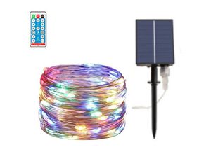 6927193481512 - Amirror Smart Ug - Outdoor Solar String Lights Kupferdraht blinkende Lichter für Garten Baum Hof Party Weihnachtsdekoration bunt 10 Meter 100