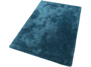 6928549642380 - Hochflor-Teppich ESPRIT Relaxx Teppiche Gr B L 130 cm x 190 cm 25 mm 1 St blau (türkis petrol) Esszimmerteppiche Wohnzimmer sehr große Farbauswahl weicher dichter Hochflor
