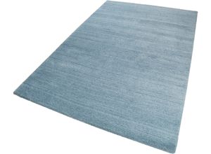 6928549644452 - Teppich ESPRIT Loft Teppiche Gr B L 80 cm x 150 cm 20 mm 1 St blau (blau meliert) Esszimmerteppiche