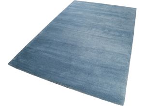 6928549644551 - Teppich ESPRIT Loft Teppiche Gr B L 200 cm x 290 cm 20 mm 1 St blau (graublau) Esszimmerteppiche Wohnzimmer große Farbauswahl sehr weicher Flor dicht gewebt robust