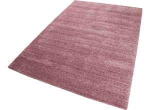 6928549645008 - Teppich ESPRIT Loft Teppiche Gr B L 120 cm x 170 cm 20 mm 1 St pink (beere meliert) Esszimmerteppiche Wohnzimmer große Farbauswahl sehr weicher Flor dicht gewebt robust