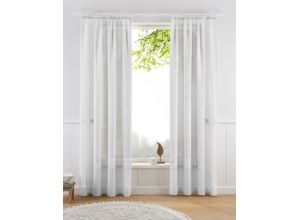 6930325421102 - my home Gardine »TENDER« (1 St) Leinen Optik mit Struktur monochrom Bestseller