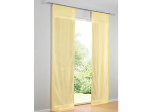 6930325685382 - Schiebegardine HEINE HOME Gr 1 gelb B60cm H145cm Polyester Gardinen 6930325685382 - Schiebegardine HEINE HOME Gr 1 gelb B60cm H145cm Polyester Gardinen