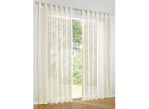 6930325705776 - Gardine HEINE HOME Gardinen Gr 175 cm Multifunktionsband 140 cm weiß (offwhite) Halbtransparente Gardinen