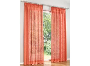 6930325705837 - Gardine HEINE HOME Gardinen Gr 245 cm Universalzugband Universalzugband 140 cm orange (terracotta)