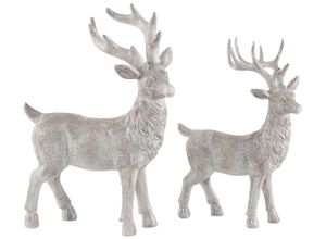 6930597941926 - Weihnachtsfigur HOME AFFAIRE Hirsche Weihnachtsdeko Dekofiguren Gr Ø beige (natur) Weihnachtsengel Weihnachtsfiguren stehend