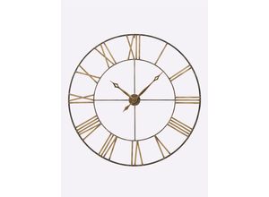 6930597949847 - Wanduhr HEINE HOME Wanduhren Gr B H T 1015 cm x 1015 cm x 3 cm goldfarben (antikgoldfarben) Wanduhren