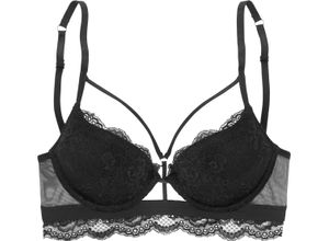 6930799615489 - LASCANA Giulietta Push-Up-BH Spitze für Damen schwarz 70A