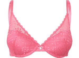 6930799619869 - Amelie Push-Up BH Spitze Anhänger für Damen pink 75B